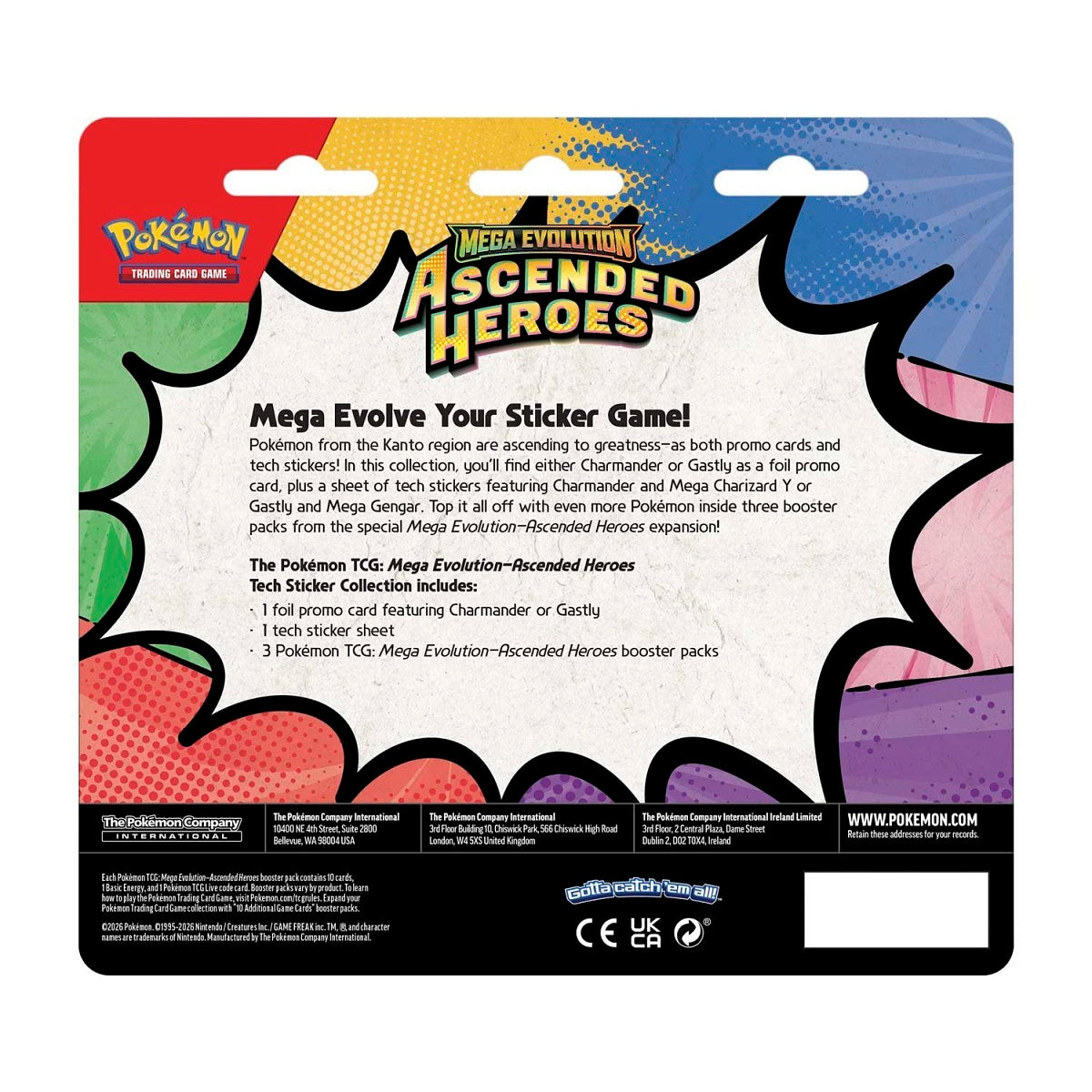 Ascended Heroes Tech Sticker Collection - Gastly