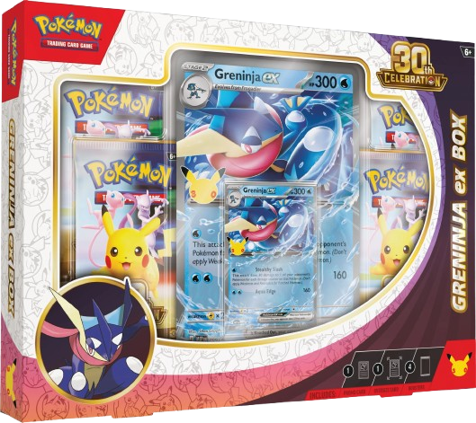 Pokémon TCG: 30th Celebration Greninja ex Box