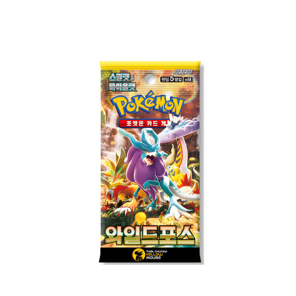 (KOREAN) Pokemon Cards Temporal Forces, Wild Force - Booster Pack