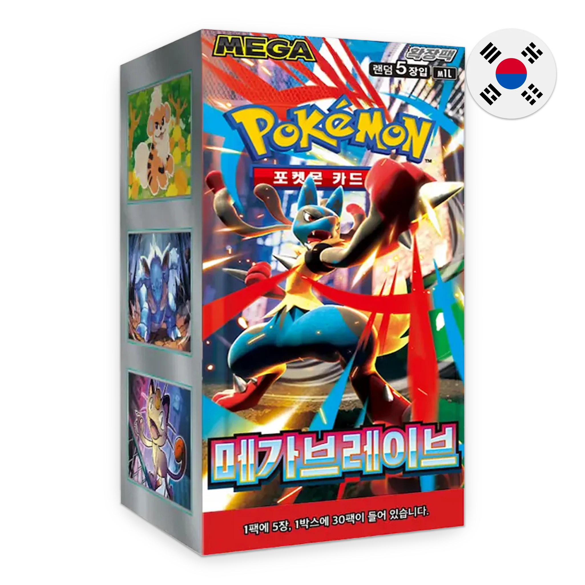 Pokemon TCG: Mega Brave M1L - Korean Booster Box (30 Packs)