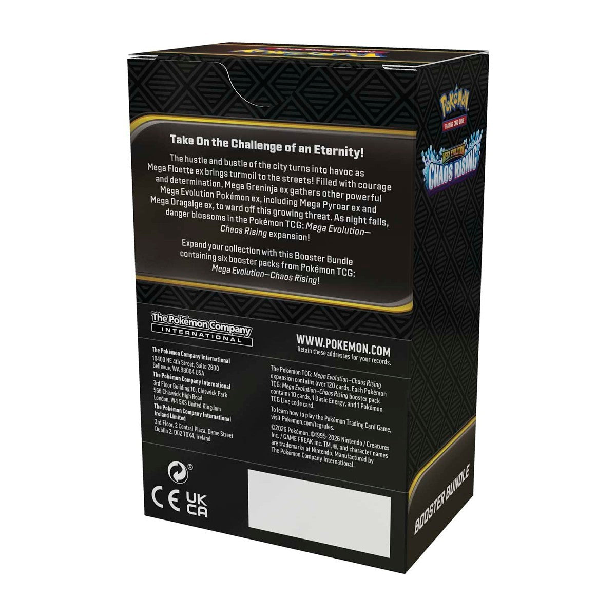 Pokémon TCG: Mega Evolution-Chaos Rising Booster Bundle (6 Packs)