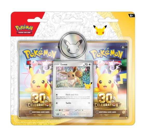 Pokemon 30th Anniversary 2 Pack Blister