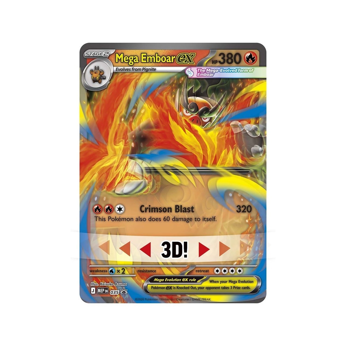 Pokémon TCG: Mega Evolution Ascended Heroes - Mega Feraligatr ex Box