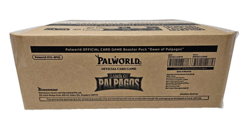 PALWORLD TCG: DAWN OF PALPAGOS BP01 BOOSTER BOX CASE - SEALED (12 BOXES)