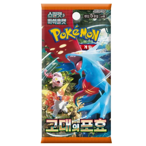 Pokemon Cards Scarlet&Violet Ancient Roar Booster Box sv4K Sealed Korean Version