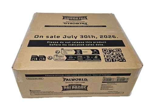 PALWORLD TCG: DAWN OF PALPAGOS BP01 BOOSTER BOX CASE - SEALED (12 BOXES)